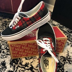 vans era plaid sneaker